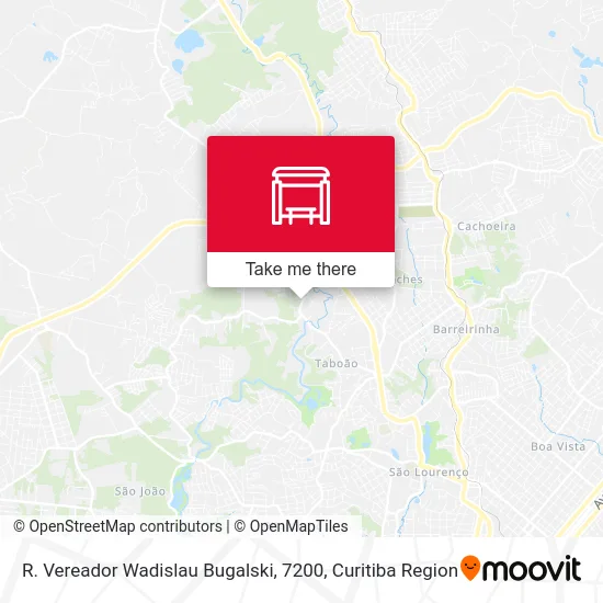 R. Vereador Wadislau Bugalski, 7200 map