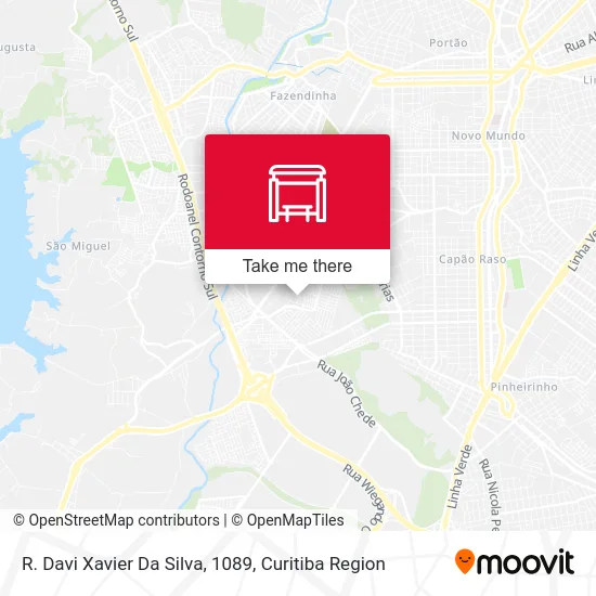 R. Davi Xavier Da Silva, 1089 map