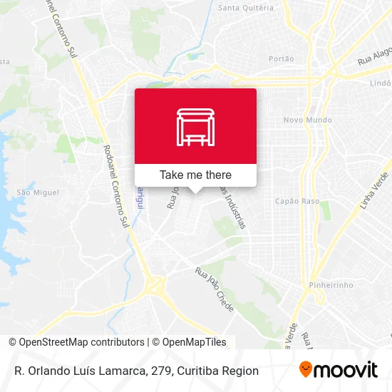 R. Orlando Luís Lamarca, 279 map