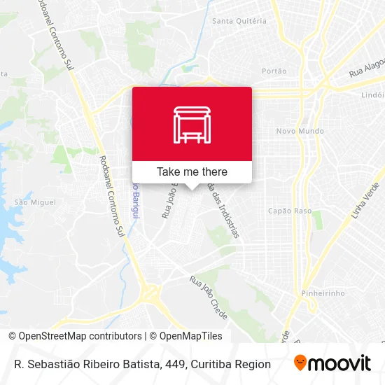 R. Sebastião Ribeiro Batista, 449 map