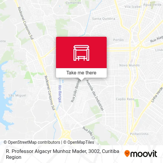 R. Professor Algacyr Munhoz Mader, 3002 map