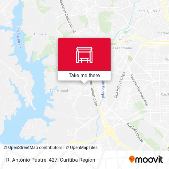 R. Antônio Pastre, 427 map