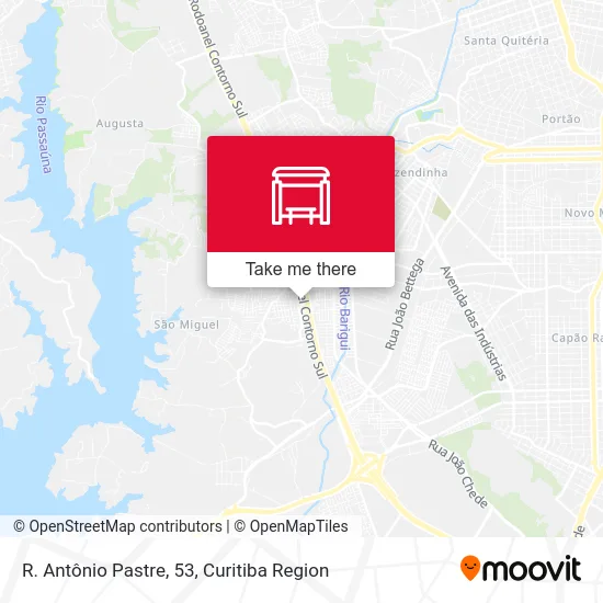 R. Antônio Pastre, 53 map