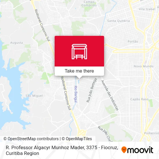 R. Professor Algacyr Munhoz Mader, 3375 - Fiocruz map