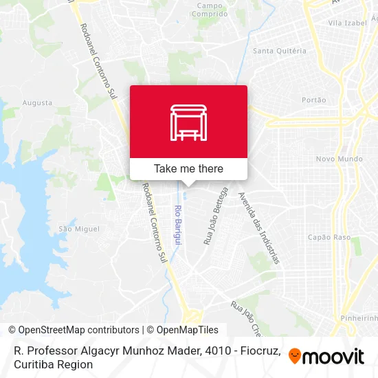 R. Professor Algacyr Munhoz Mader, 4010 - Fiocruz map
