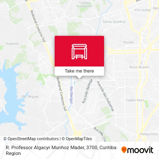 R. Professor Algacyr Munhoz Mader, 3700 map