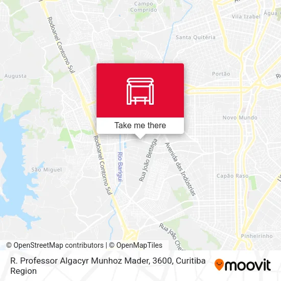 R. Professor Algacyr Munhoz Mader, 3600 map