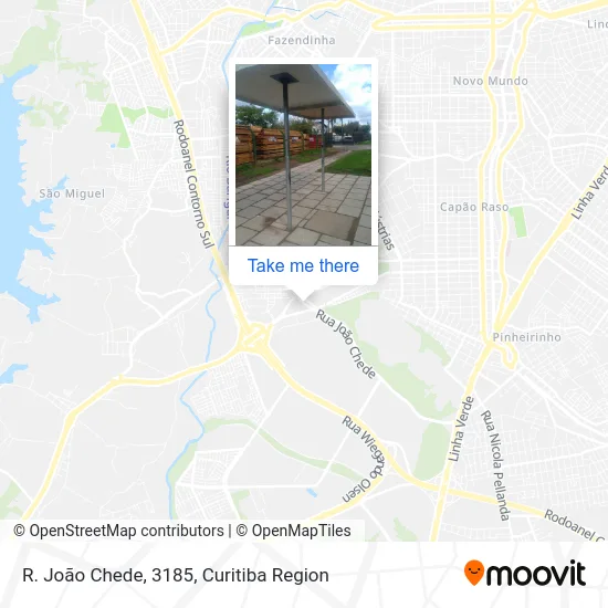 R. João Chede, 3185 map