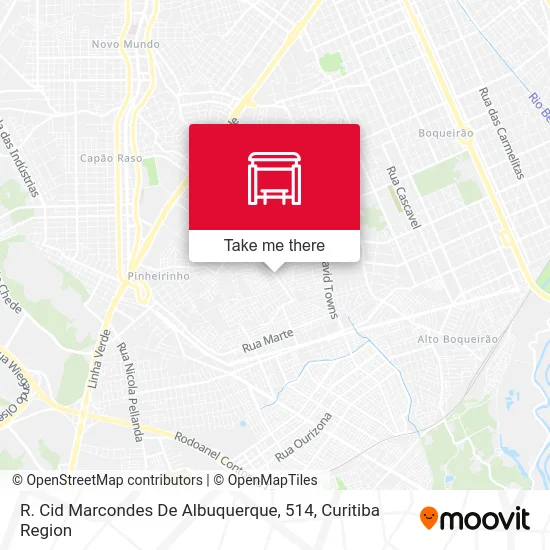 R. Cid Marcondes De Albuquerque, 514 map