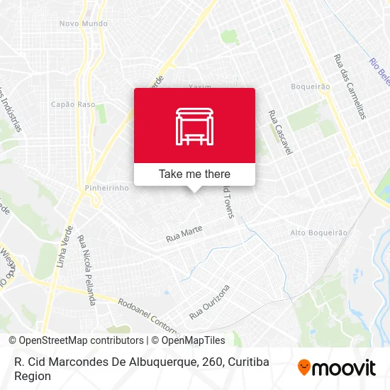 R. Cid Marcondes De Albuquerque, 260 map