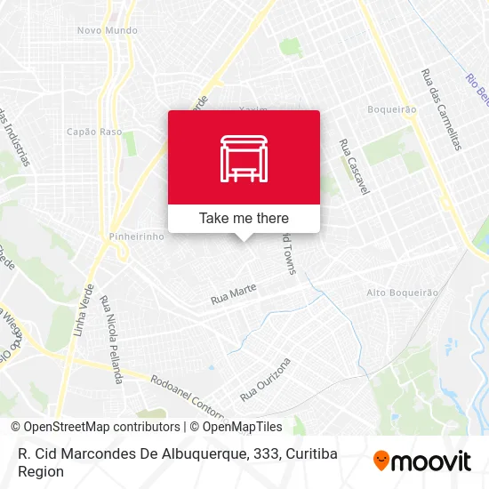 R. Cid Marcondes De Albuquerque, 333 map