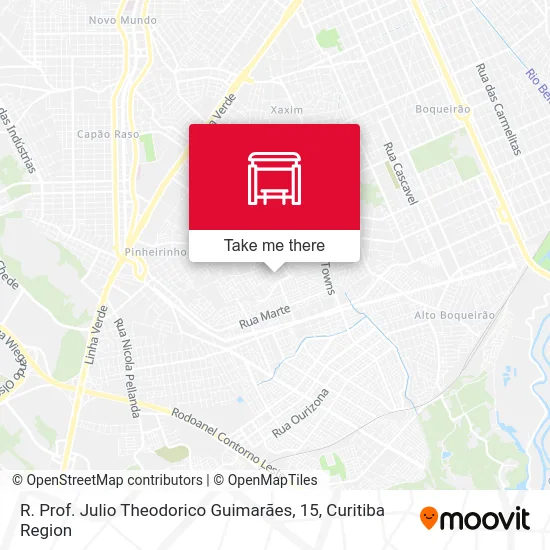 R. Prof. Julio Theodorico Guimarães, 15 map