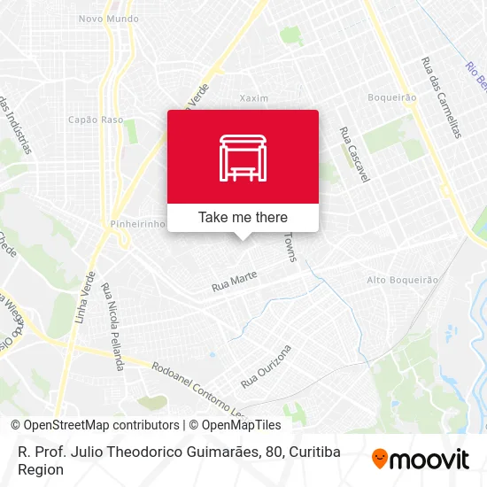 R. Prof. Julio Theodorico Guimarães, 80 map