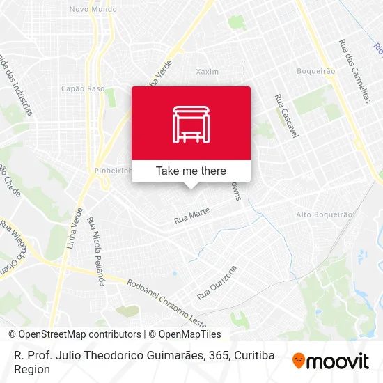 R. Prof. Julio Theodorico Guimarães, 365 map