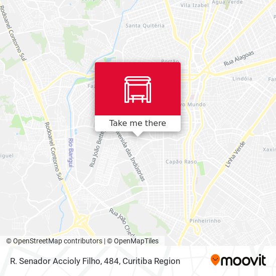 R. Senador Accioly Filho, 484 map