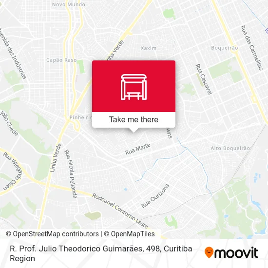 R. Prof. Julio Theodorico Guimarães, 498 map