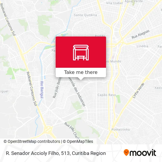R. Senador Accioly Filho, 513 map