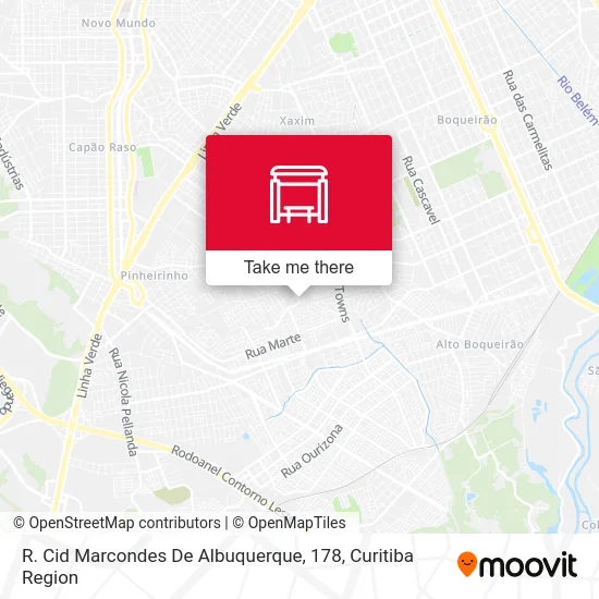 R. Cid Marcondes De Albuquerque, 178 map
