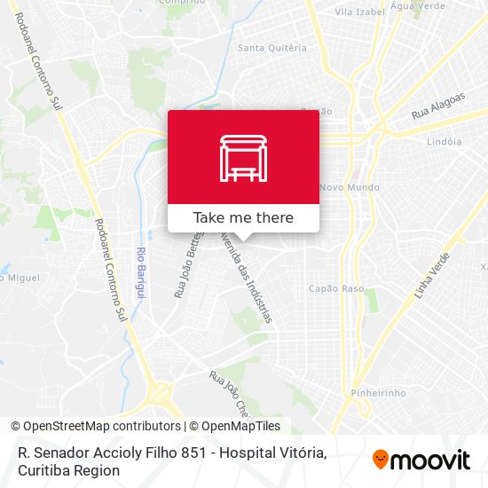 R. Senador Accioly Filho 851 - Hospital Vitória map