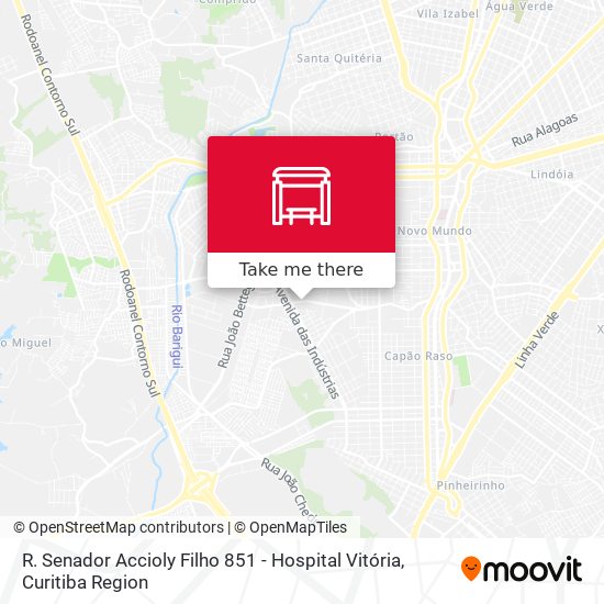 R. Senador Accioly Filho 851 - Hospital Vitória map