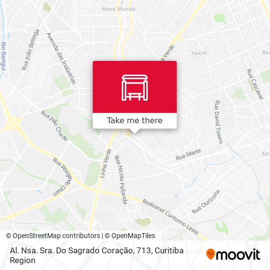 Al. Nsa. Sra. Do Sagrado Coração, 713 map