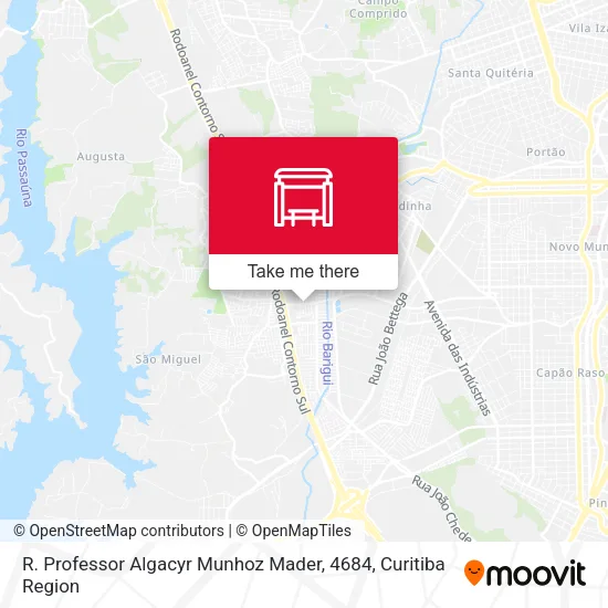 R. Professor Algacyr Munhoz Mader, 4684 map