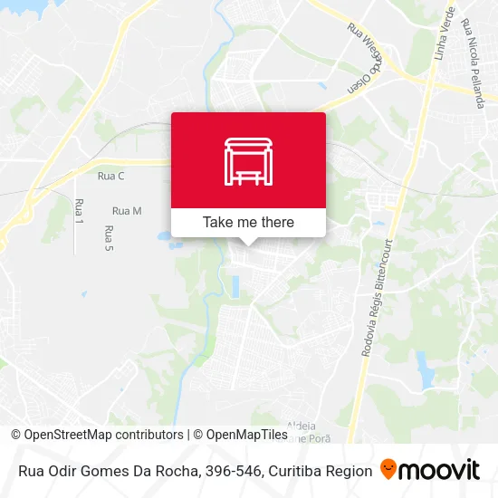 Mapa Rua Odir Gomes Da Rocha, 396-546