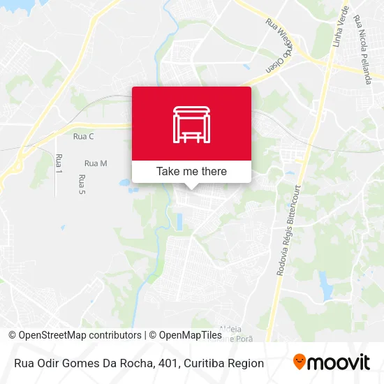 Rua Odir Gomes Da Rocha, 401 map