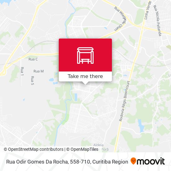 Rua Odir Gomes Da Rocha, 558-710 map
