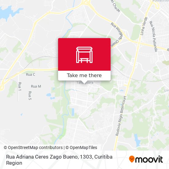 Rua Adriana Ceres Zago Bueno, 1303 map