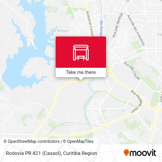 Rodovia PR 421 (Cassol) map