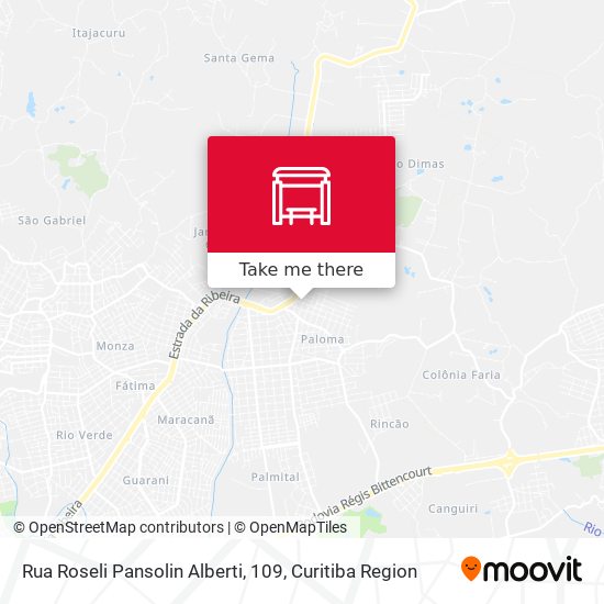 Rua Roseli Pansolin Alberti, 109 map