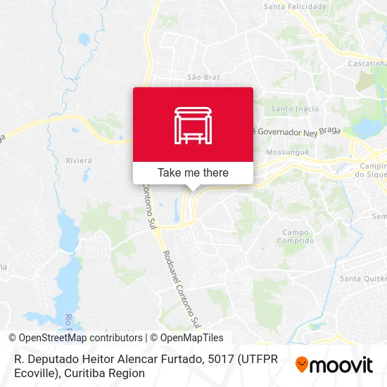 R. Deputado Heitor Alencar Furtado, 5017 (UTFPR Ecoville) map