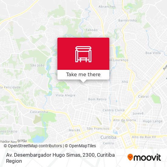 Mapa Av. Desembargador Hugo Simas, 2300