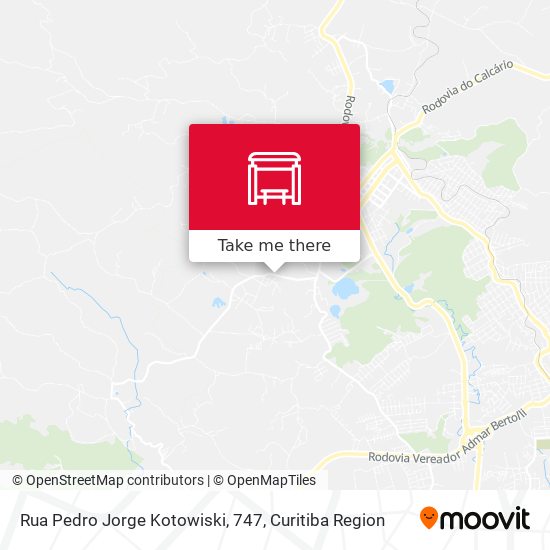 Rua Pedro Jorge Kotowiski, 747 map