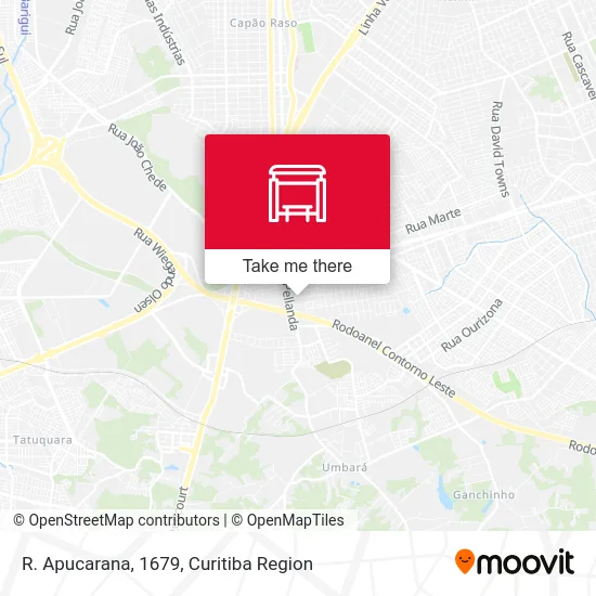 R. Apucarana, 1679 map