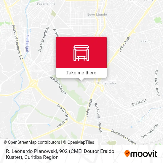 R. Leonardo Pianowski, 902 (CMEI Doutor Eraldo Kuster) map