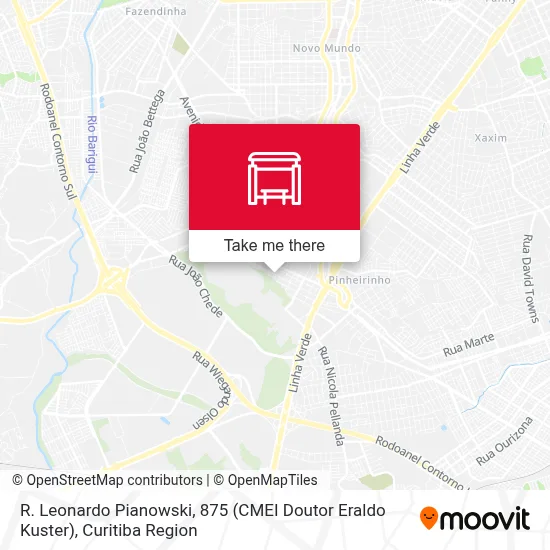 R. Leonardo Pianowski, 875 (CMEI Doutor Eraldo Kuster) map