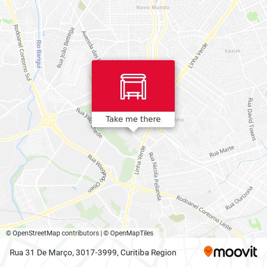 Mapa Rua 31 De Março, 3017-3999