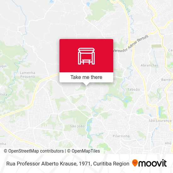 Rua Professor Alberto Krause, 1971 map