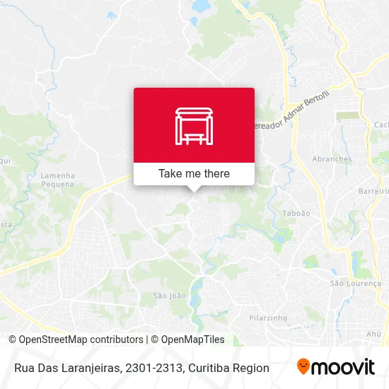 Rua Das Laranjeiras, 2301-2313 map