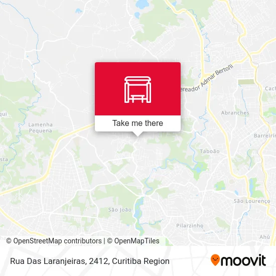 Rua Das Laranjeiras, 2412 map