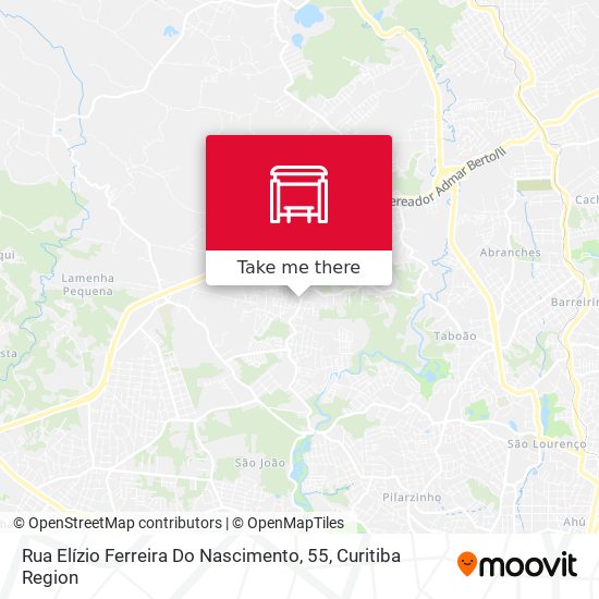Rua Elízio Ferreira Do Nascimento, 55 map