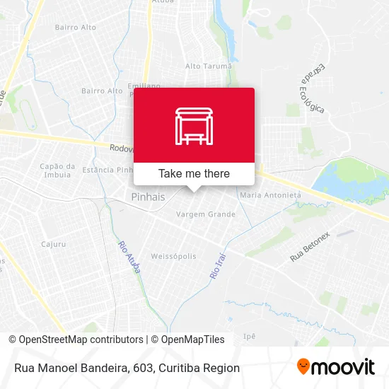 Rua Manoel Bandeira, 603 map
