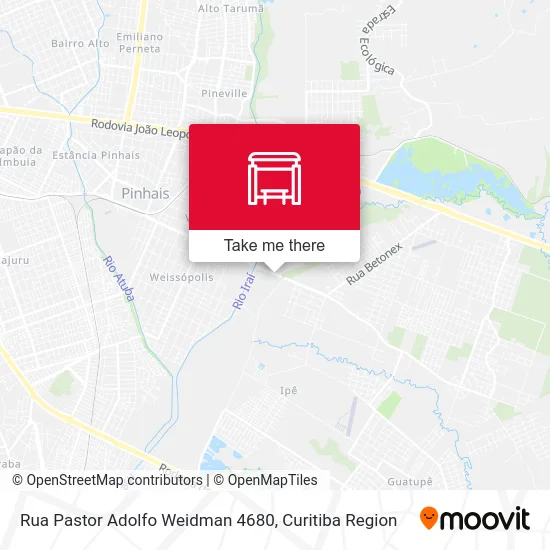 Rua Pastor Adolfo Weidman 4680 map