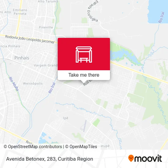 Avenida Betonex, 283 map