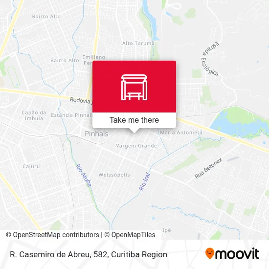 R. Casemiro de Abreu, 582 map