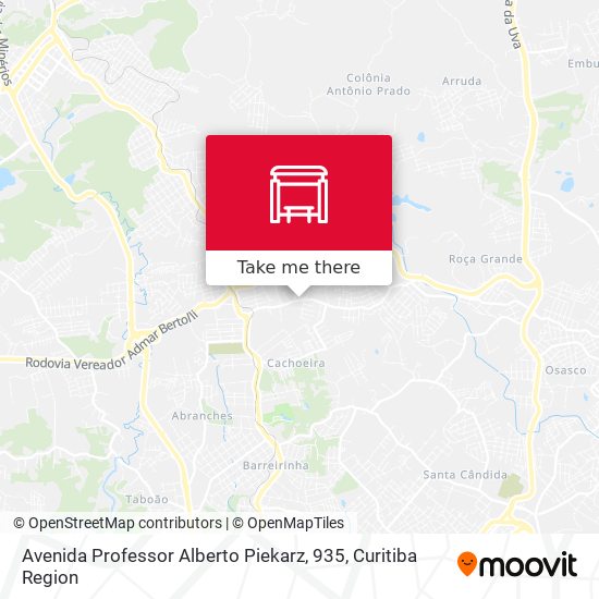 Avenida Professor Alberto Piekarz, 935 map