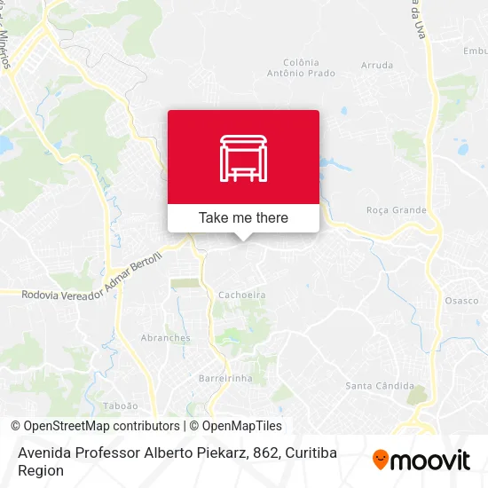 Avenida Professor Alberto Piekarz, 862 map
