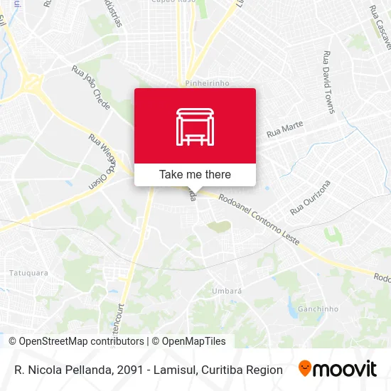 R. Nicola Pellanda, 2091 - Lamisul map